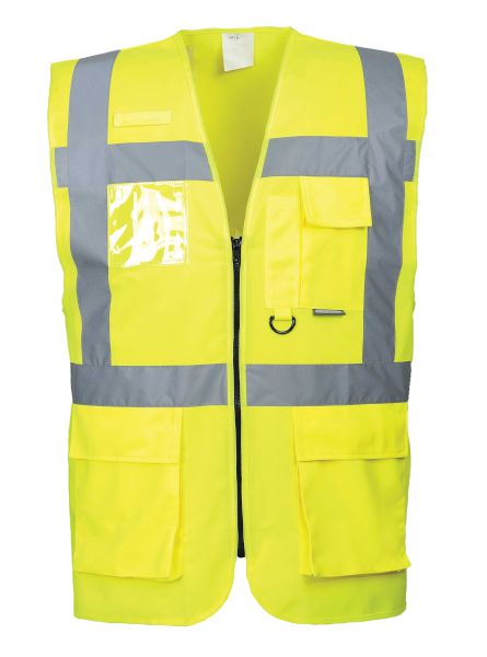 HI VIS EXEC VEST C.W ID POCKET