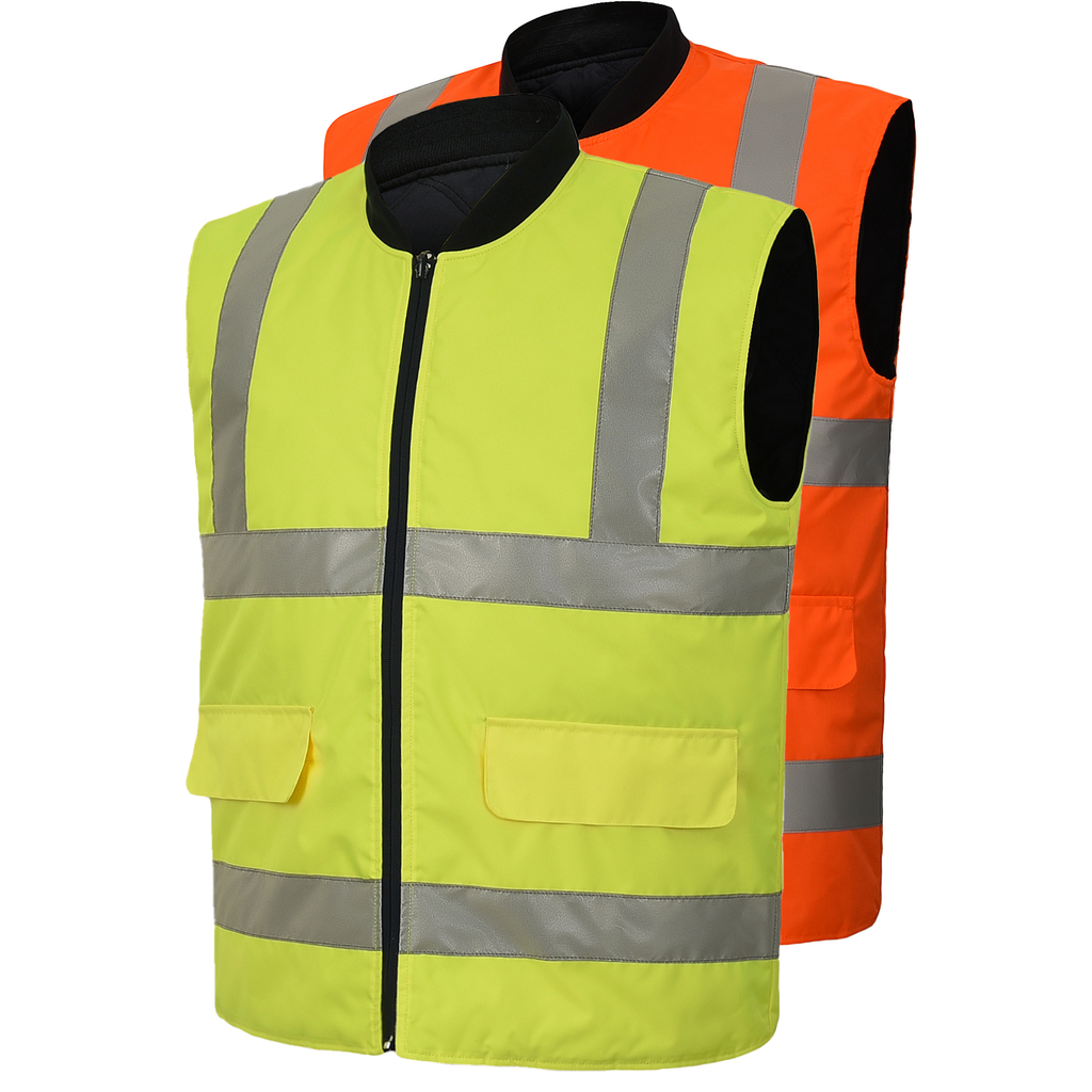 AQUA HI VIS REVERSIBLE BODY WARMER