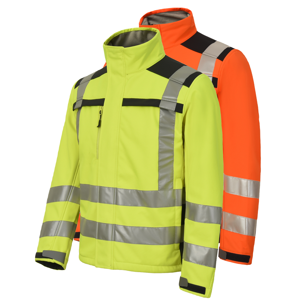 PREMIUM AQUA HI VIS SOFT SHELL FLEECE