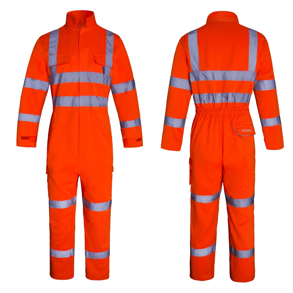 AQUA HI-VIS COVERALL