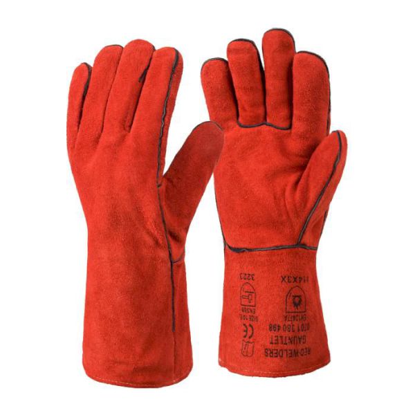 RHINOtec SUPERIOR HEAVY DUTY RED WELDERS GAUNTLET