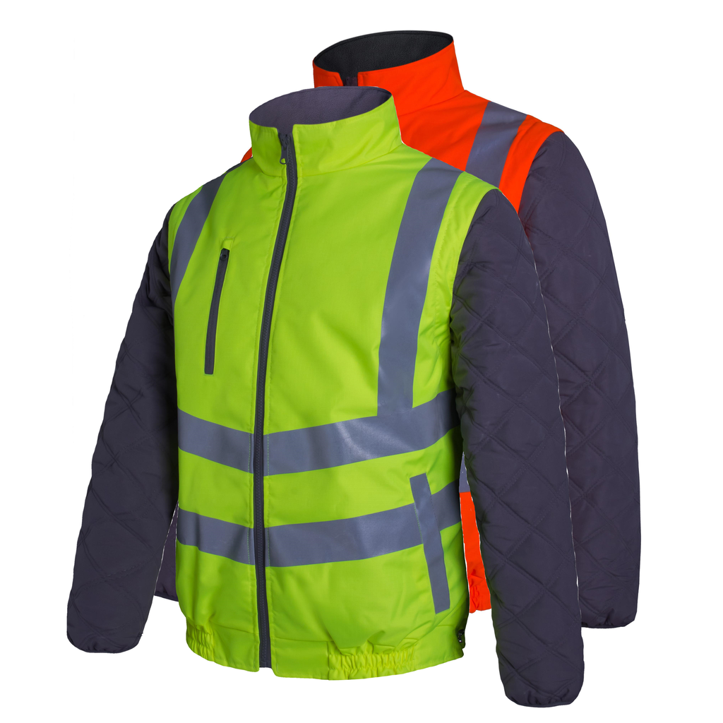 REVERSIBLE HI VIS RIPSTOP BODYWARMER