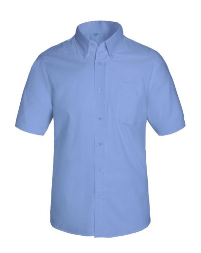 [SH175] AQUA OXFORD SHIRT S/S