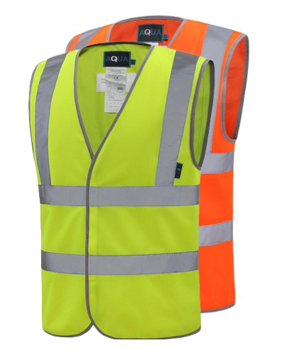 AQUA CLASSIC HI VIS MESH WAISTCOAT